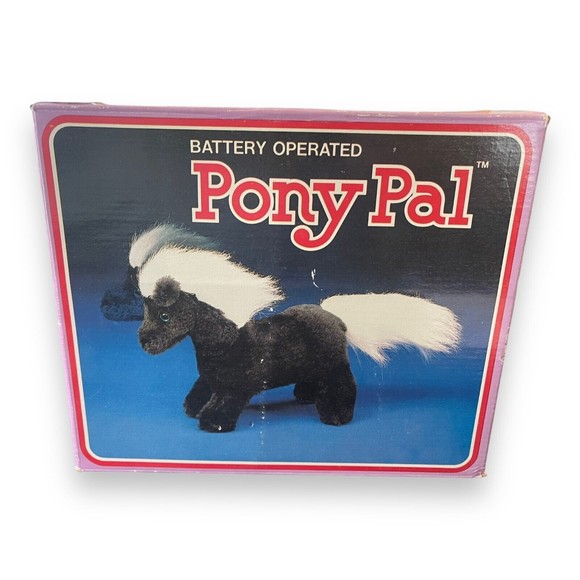 Rare 1985 Jamina Pony Pal Battery Operated Toy Horse w/ Box Tested Working - Picture 5 of 8
